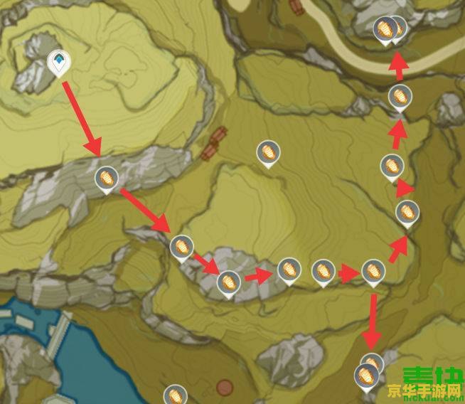 原神琥珀石分布图高清 原神琥珀石分布图详解