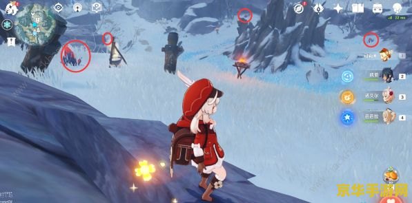 原神雪山中解冻所有碎片 原神雪山探险：全面解冻碎片攻略