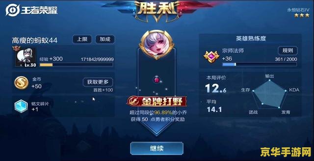王者荣耀金牌打野怎么算 王者荣耀金牌打野的评定标准