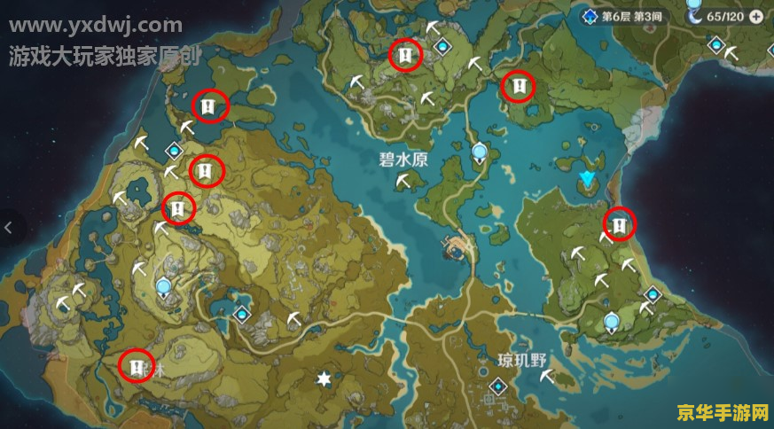 原神璃月地灵龛位置高清图 原神璃月地灵龛位置全攻略