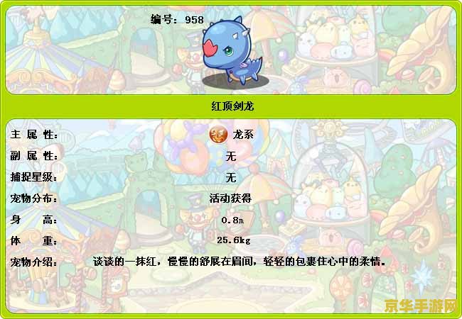 洛克王国红顶剑龙 洛克王国红顶剑龙：探索与冒险的传奇之旅