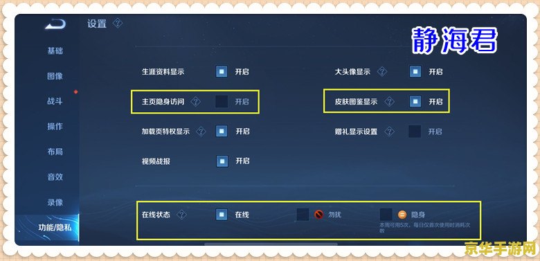王者荣耀怎么设置别人看不到 王者荣耀：如何设置隐私保护，让别人看不到你的游戏状态