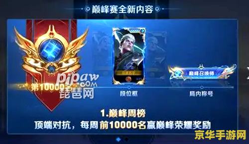 王者荣耀游戏怎么进巅峰赛 王者荣耀游戏如何进入巅峰赛