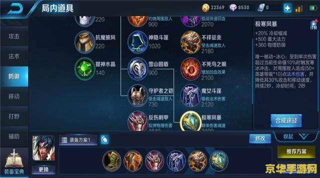 王者荣耀装备怎么看合成 王者荣耀装备合成指南