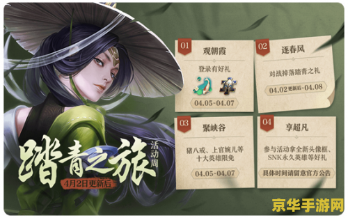 王者荣耀的踏青之旅怎么玩 王者荣耀踏青之旅玩法全解析