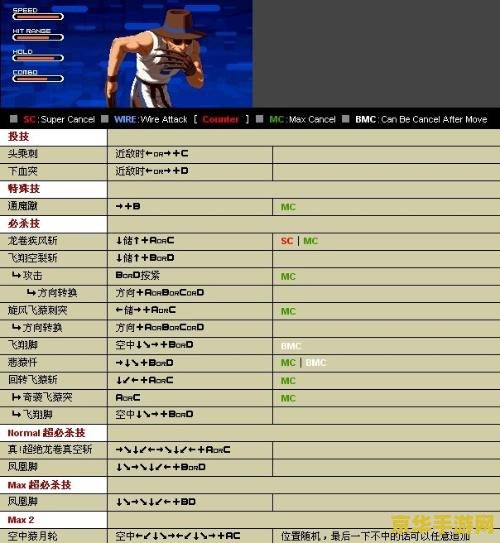 拳皇2002连招表 拳皇2002连招表详解