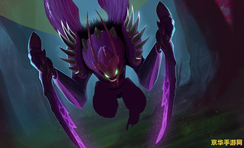 英雄联盟螳螂高清图片 英雄联盟：螳螂之影，进化之刃的致命舞者