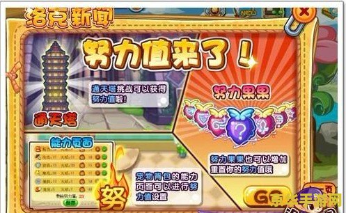 洛克王国努力值怎么获得 洛克王国努力值获取攻略