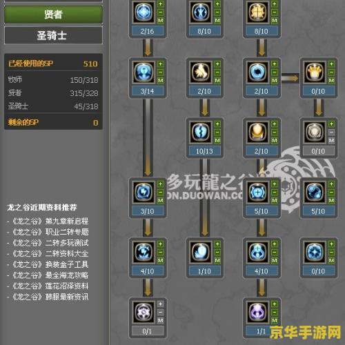龙之谷圣骑士加点 龙之谷圣骑士加点策略分析