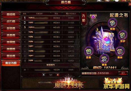 奇迹世界装备 奇迹世界装备探索：解锁无尽战力的奥秘