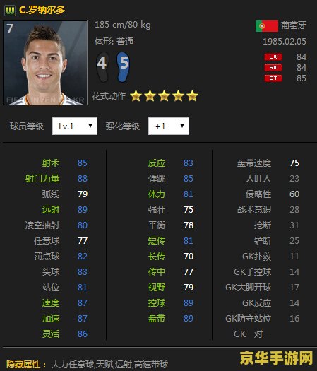 fifaol3球员数据库 FIFA Online 3球员数据库深度解析
