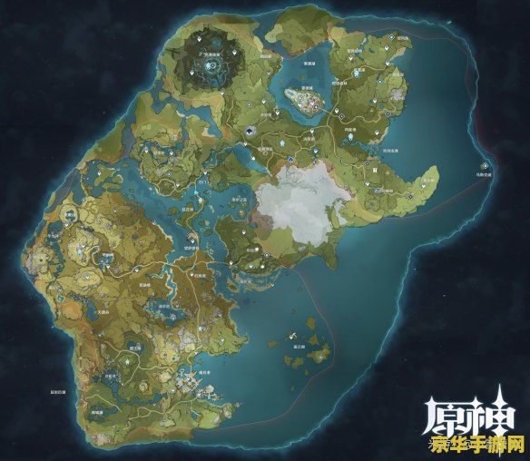 原神高清地图全貌 原神高清地图全貌探索：揭秘提瓦特大陆的壮丽风光与深邃秘密