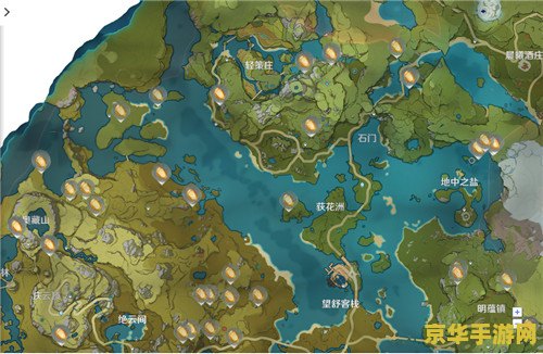 原神石珀位置分布图 原神石珀位置分布图