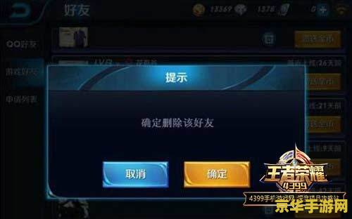 王者荣耀怎么删不了游戏好友 王者荣耀中为何难以删除游戏好友？深度解析与应对策略