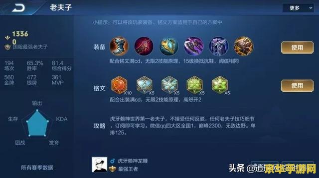 狮子出装 狮子出装策略分析
