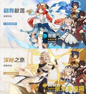原神下一个角色up池 原神下一个角色UP池预测与分析