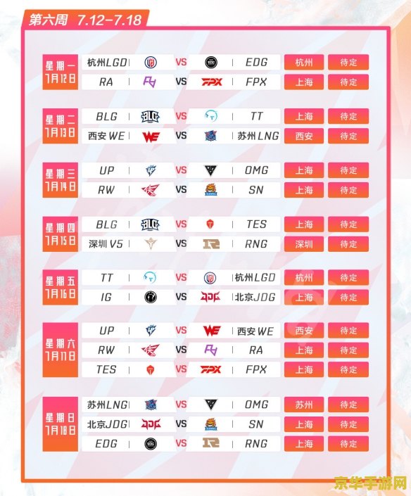 英雄联盟赛程表2021季后赛 英雄联盟2021季后赛赛程表深度解析