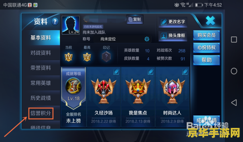 王者荣耀信誉积分怎么更新 王者荣耀信誉积分更新机制详解