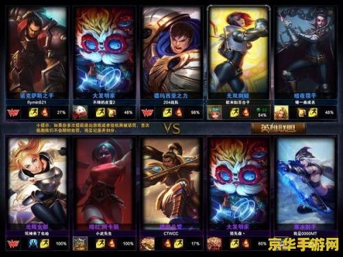 lol英文名字 LOL英文名字精选与游戏文化解析