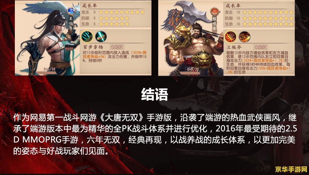 大唐无双职业 大唐无双职业深度解析