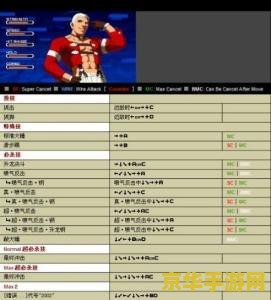 拳皇1.7出招表 拳皇1.7出招表详解