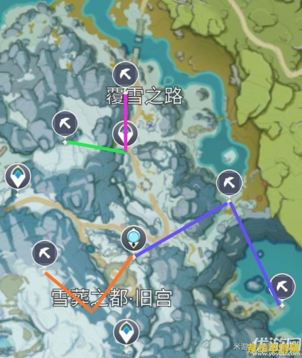 原神雪山深赤之石分布图 原神雪山深赤之石分布图详解