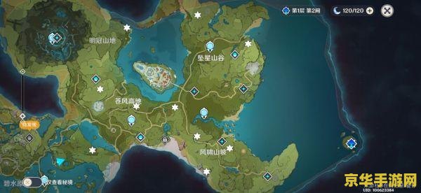 原神地灵龛位置图 蒙德 原神蒙德地区地灵龛位置解析