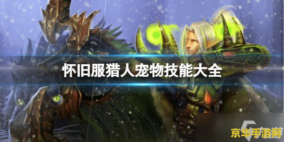 魔兽世界猎人宠物 魔兽世界猎人宠物深度解析