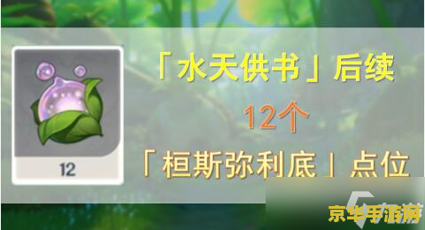 原神水天供书第13个种子 原神水天供书第13个种子的探索之旅