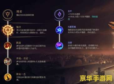 英雄联盟手游天赋系统 英雄联盟手游天赋系统深度解析