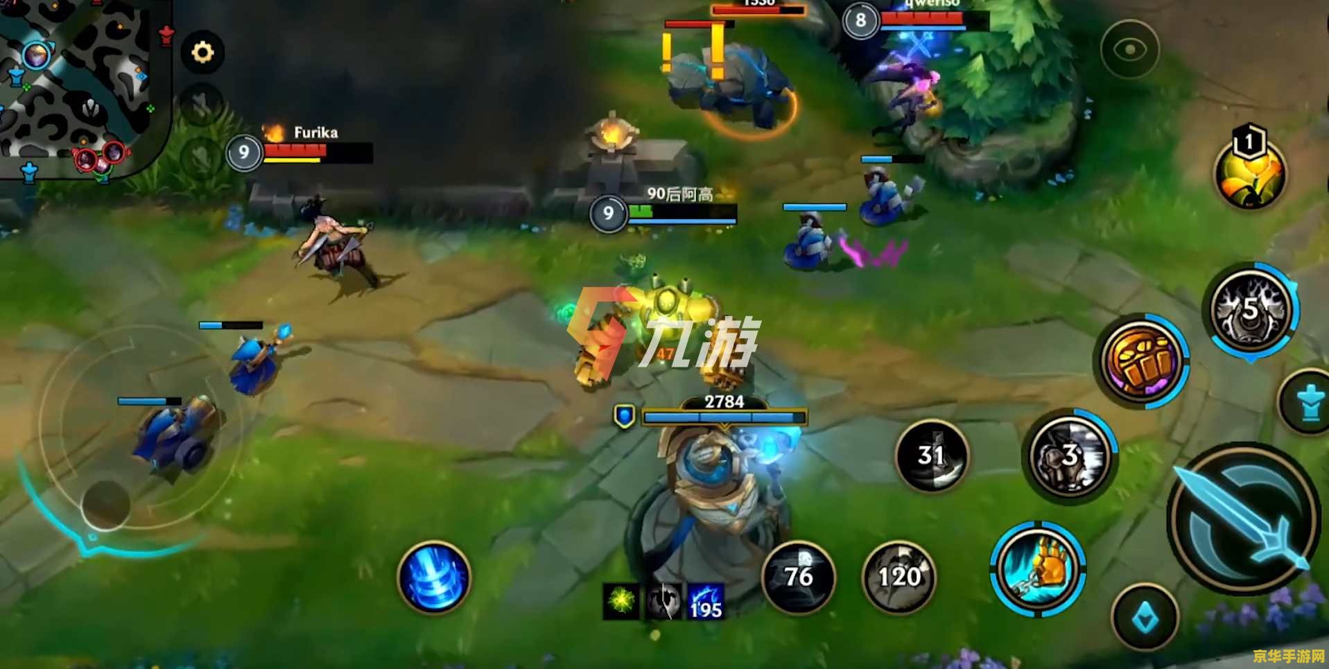 英雄联盟手游机器人技能连招 英雄联盟手游机器人技能连招