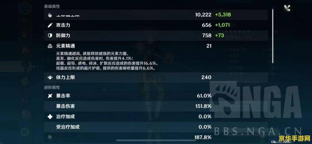 原神行秋详细属性 原神行秋详细属性分析