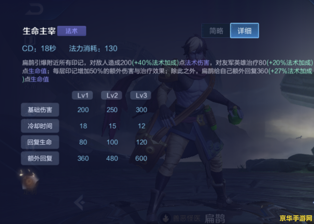 王者荣耀扁鹊怎么毒叠 王者荣耀扁鹊怎么高效叠毒