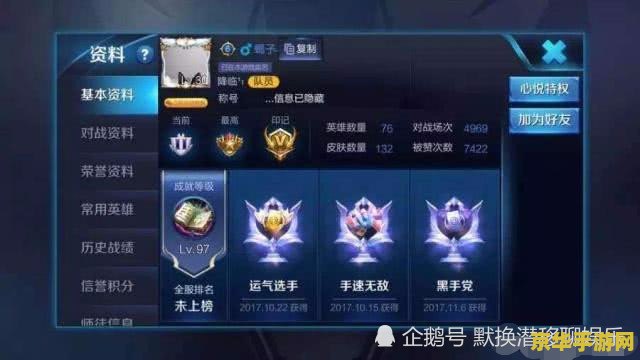 王者荣耀胜率60%怎么样 王者荣耀胜率60%怎么样：深度解析与游戏策略