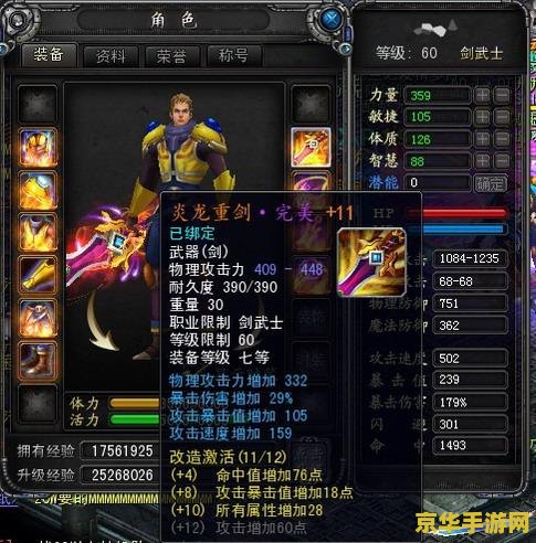 诺亚传说剑武士加点 诺亚传说剑武士加点攻略