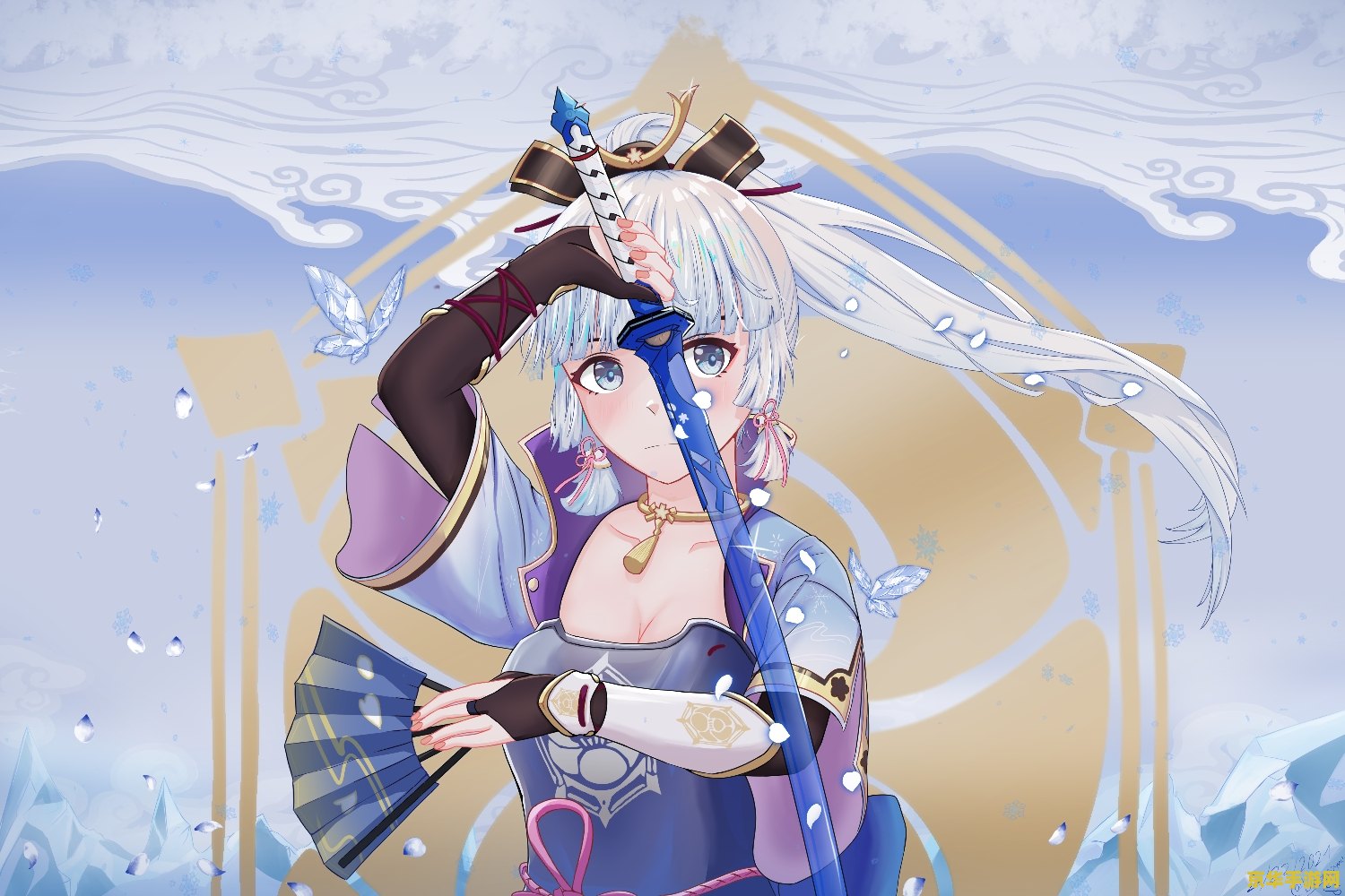 原神女角色高清壁纸神里绫华 原神女角色高清壁纸：神里绫华的优雅风采