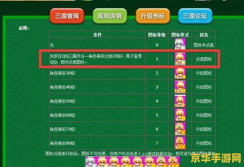 qq三国图标怎么点亮 QQ三国图标怎么点亮