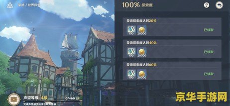原神探索度100%有多少原石 原神探索度100%可获得原石数量分析