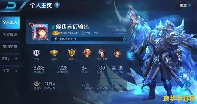 怎么王者荣耀完善资料 如何完善王者荣耀个人资料