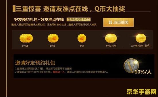 穿越火线8月9日惊天大礼 穿越火线8月9日惊天大礼：游戏盛宴与福利狂欢