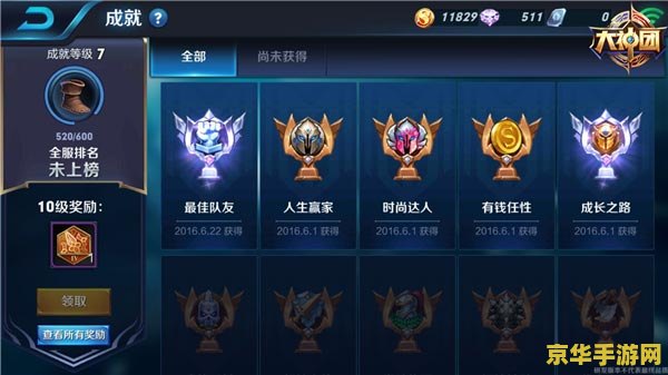 王者荣耀成就等级怎么升 王者荣耀成就等级怎么升