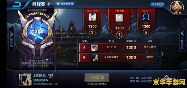 王者荣耀第一怎么打 王者荣耀如何登顶第一