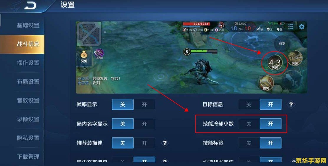 王者荣耀怎么显示技能效果 王者荣耀如何显示技能效果