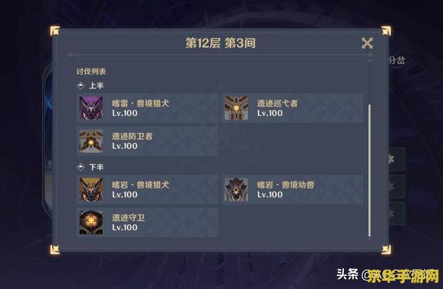 原神最新阵容强度排行榜 原神最新阵容强度排行榜