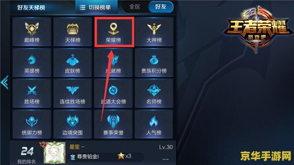 王者荣耀的荣耀战力怎么现世 王者荣耀荣耀战力系统详解