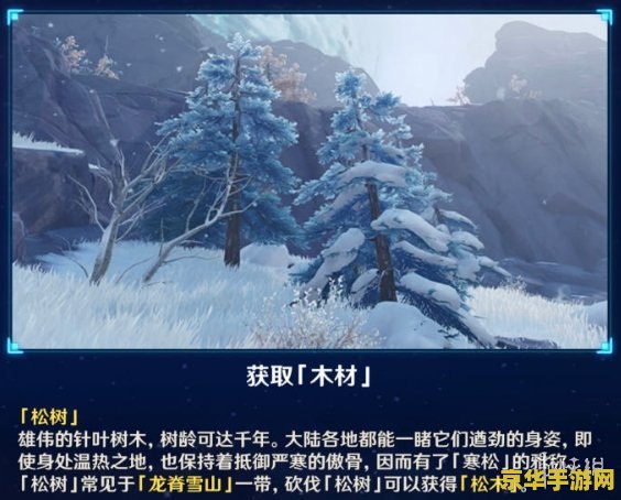原神松木在哪里获得 原神松木在哪里获得