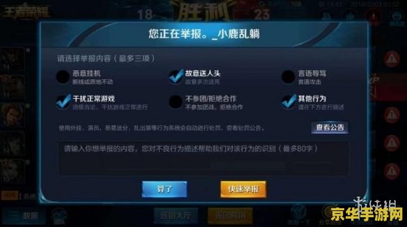 王者荣耀怎么举报刷战斗力的 王者荣耀如何举报刷战斗力行为