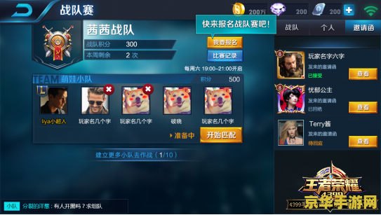 王者荣耀战队20级怎么升 王者荣耀战队20级怎么升