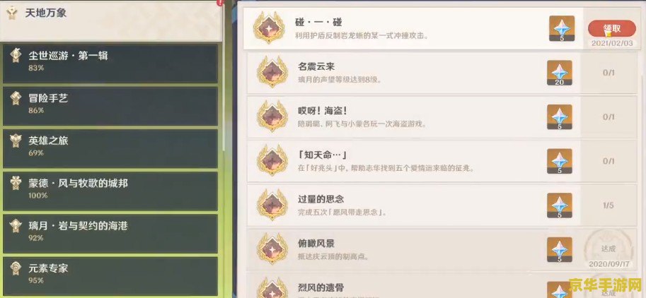原神完成全成就有多少奖励 原神完成全成就有多少奖励分析