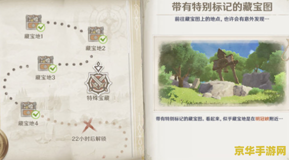 原神根据藏宝图的线索搜寻宝藏 原神：根据藏宝图线索探寻神秘宝藏